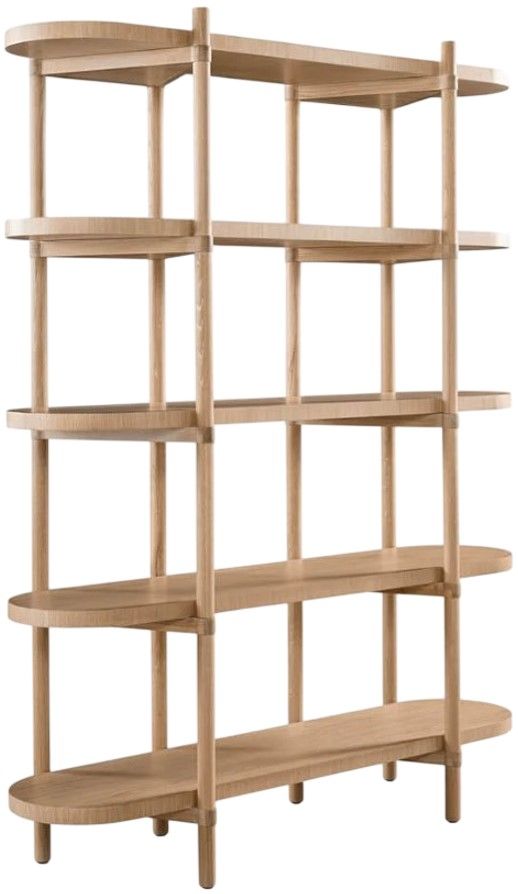 Universal Explore Home™ Modern Nomad White Oak Etagere -0