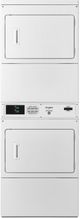 Whirlpool Commercial® 14.8 Cu. Ft. White Card Reader Gas Stack Dryer-0