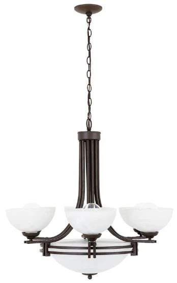 YHD Sequoia Dark Brown 7-Light Chandelier-0