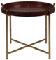 Furniture Classics Murphy Brown Tray Table with Gold Base-1