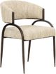TOV Furniture Tatum Burnished Bronze/Taupe Dining Chair-0