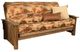 Kodiak Furniture Washington Canadian/Rustic Walnut Full Futon with Mattress-0