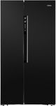 Vitara 36 in. 20.6 Cu. Ft. Black Counter Depth Side-by-Side Refrigerator-0