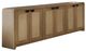 Parker House® Escape Glazed Natural Oak 90'' Console with Reversible Panel Doors-0