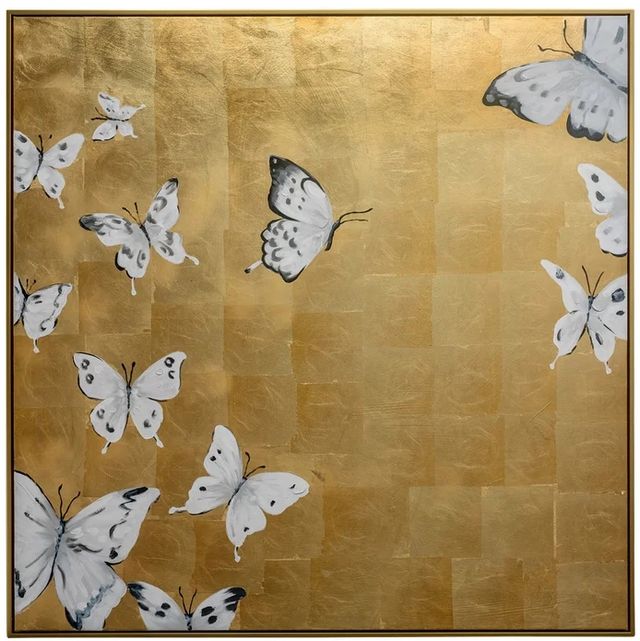 Stylecraft Golden Butterflies I Wall Art-0