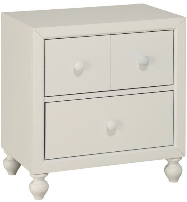 Mazin Furniture Wellsummer White Nightstand-1
