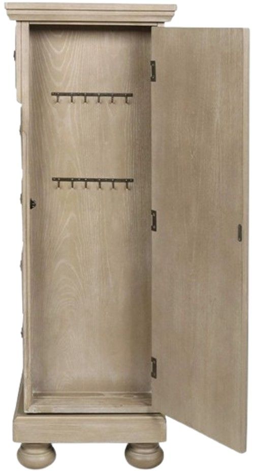New Classic® Home Furnishings Allegra Pewter Swivel Chest-4