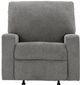 Signature Design by Ashley® Deltona Graphite Manual Rocker Recliner-2