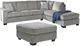 Signature Design by Ashley® Altari 2-Piece Alloy Sectional with Ottoman-0