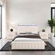 Furniture of America® Farese Beige Queen Panel Bed-2