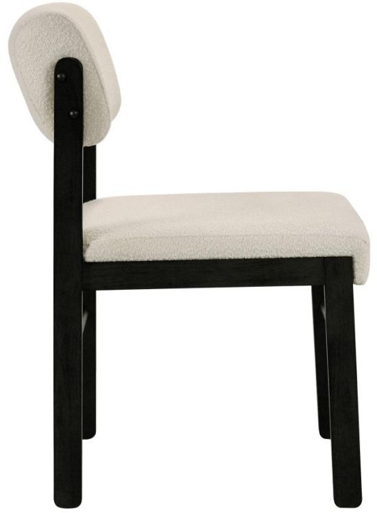 Coaster® Kehoe 2-Piece Black/Cream Dining Side Chair Set-4