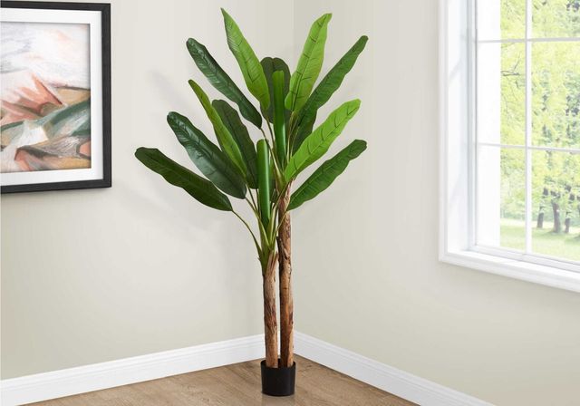 Monarch Specialties Inc. 83" Artificial Plant with Black Pot-1