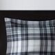 Olliix by Madison Park Essentials Parkston Black and White Twin/Twin XL 3M Scotchgard Down Alternative All Season Comforter Set-4