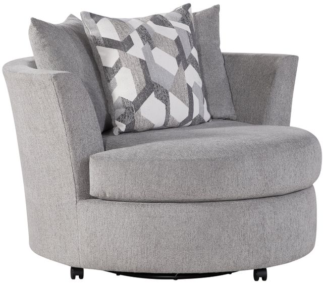 Behold™ Home Apollo Gray Swivel Chair-0