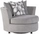 Behold™ Home Apollo Gray Swivel Chair-0
