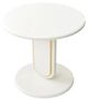 Michael Amini® Sassani Gold/Pearl White End Table-3