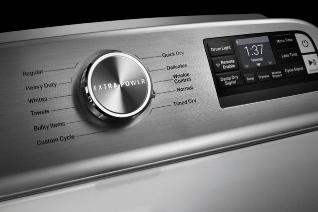 Maytag® 7.4 Cu. Ft. White Front Load Gas Dryer-6