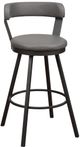 Mazin Furniture Appert Dark Gray/Gray Pub Height Swivel Chair-0