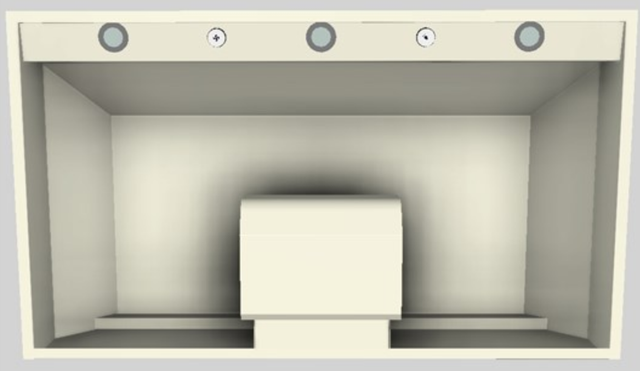 Vent-A-Hood® Designer Series 42" Biscuit Wall Mounted Range Hood-2