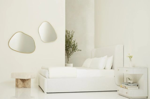 Universal Explore Home™ Customizable Restore Upholstered Panel Bed-1