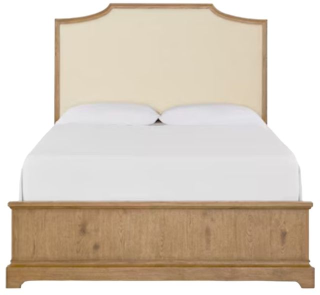 Bassett® Furniture Surry Flaxen Oak Upholstered California King Panel Bed-1