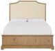 Bassett® Furniture Surry Flaxen Oak Upholstered California King Panel Bed-1