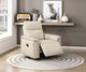 Homelegance® Hadley Taupe Leather Manual Swivel Glider Reclining Chair-1