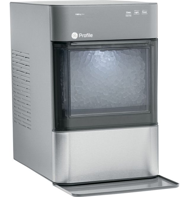 GE Profile™ Opal™ 11" 38 lb. Stainless Steel 2.0 Nugget Ice Maker
