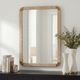 Uttermost® Heinrich Antique Brass Wood Mirror-1