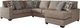 Signature Design by Ashley® Cannonbrook 3-Piece Nutmeg Right Arm Facing Chaise Sectional-0
