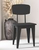 Unwasted® Connect Black Plastic Outdoor Dining Chair-1