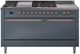 Ilve® Nostalgie II Series 60" Blue Grey Pro Style Dual Fuel Range-0