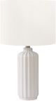 Monarch Specialties Inc. Cream Ceramic Table Lamp with Ivory Shade-0