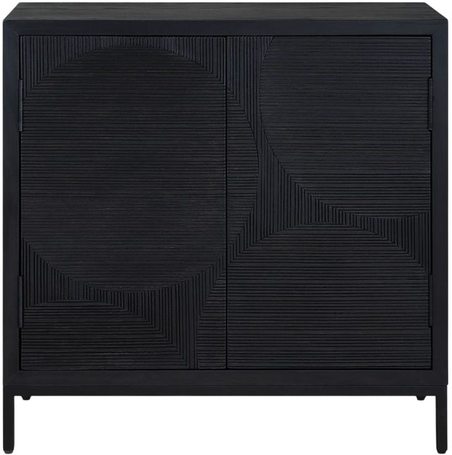 Uttermost® Beswick Black Matte Cabinet-3