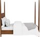 Riverside Furniture Elsie Classic Walnut King Poster Bed-4