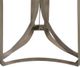 Crestview Collection Bengal Manor Shekler Gray Marble Top Accent Table with Antique Nickel Base-1