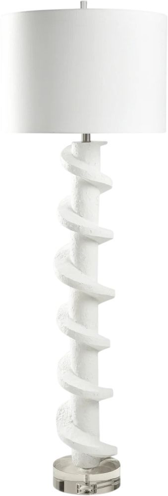 Harp & Finial® Rudnick White Floor Lamp-0