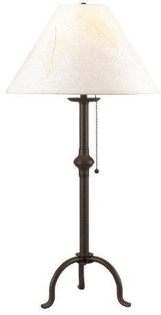 Cal® Lighting & Accessories Matt Black Table Lamp-0