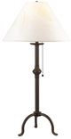 Cal® Lighting & Accessories Matt Black Table Lamp-0