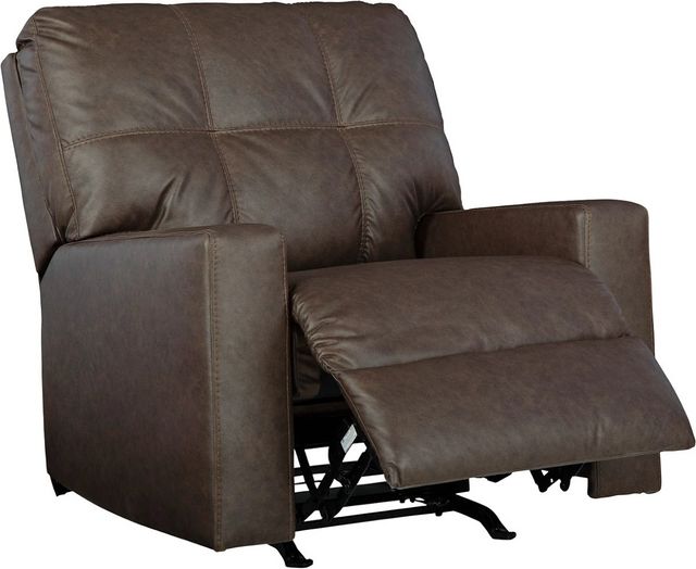 Benchcraft® Barlin Mills Umber Manual Rocker Recliner-1