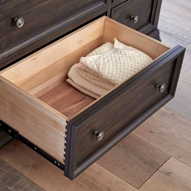 Napa Furniture Design Grand Louie Misty Night/Wheat 9-Drawer Dresser-1