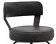 International Furniture Direct Maison Dark Black Counter Stool-1