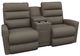 La-Z-Boy® Liam Mocha Power Wall Reclining Loveseat with Console and Headrest-0
