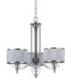 Cal® Lighting & Accessories Abaco 3-Light Silver Chandelier-0