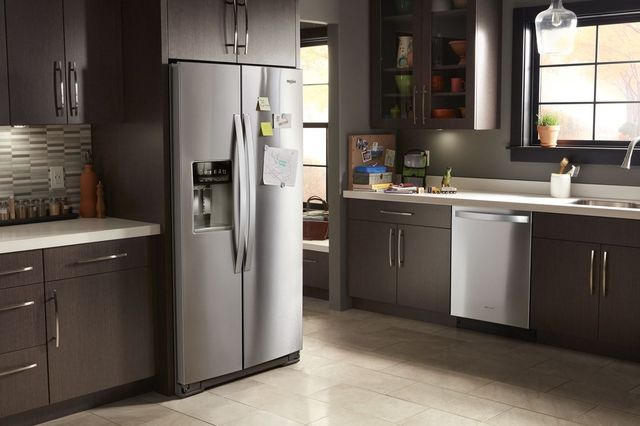Whirlpool® 19.8 Cu. Ft. Fingerprint Resistant Stainless Steel Side-by-Side Counter Depth Refrigerator-3