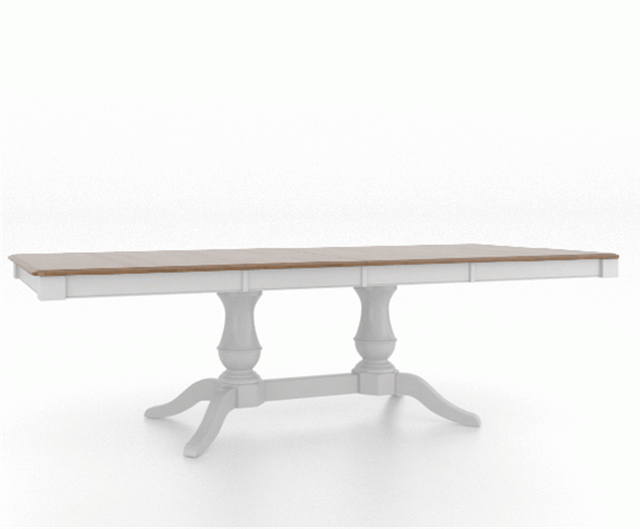 Canadel Customizable Gourmet 102" VS Base Dining Table with Two Removable Leaf's-3