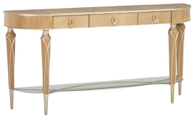 Michael Amini® Villa Cherie Caramel Console Table-0
