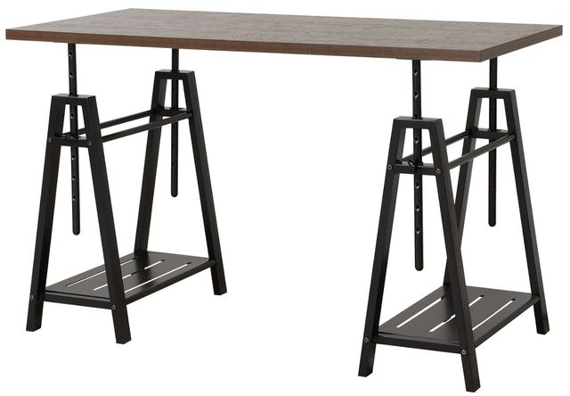 Signature Design by Ashley® Irene Dark Brown Adjustable Height Desk-0