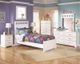 Signature Design by Ashley® Lulu 3-Piece White Twin Panel Bed Set-5