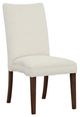 Fairfield® Customizable Entree Dining Concave Tall Back Armless Stack Dining Chair with Tobacco Legs-0